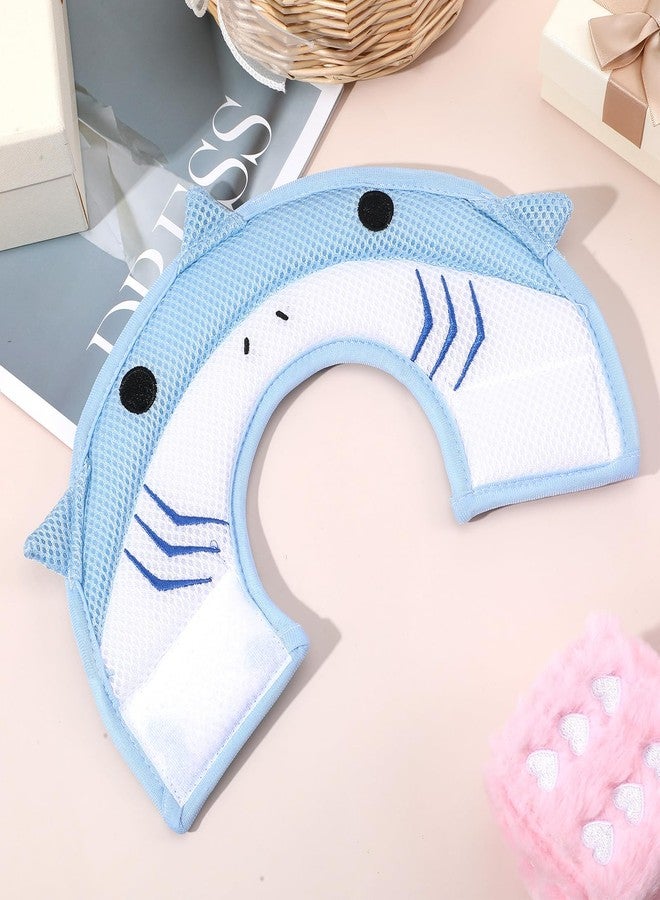 Nogeqi Soft Cone for Cats, Cute Shark Shape Cat Donut Collar, Adjustable Cat E Collar, Lightweight Cats Cones to Stop Licking, After Surgery for Pets Dogs Kittes - Image 5